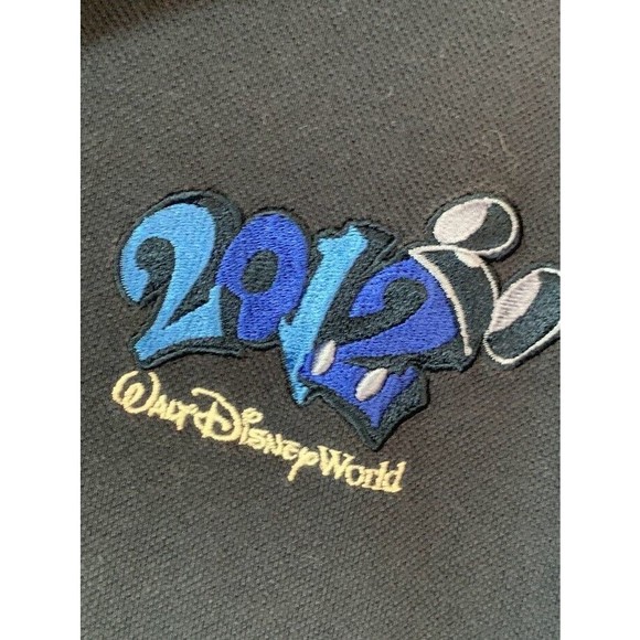 2012 Disney Parks Men’s Blue Polo Shirt Size Extra Large/XL - Picture 2 of 4